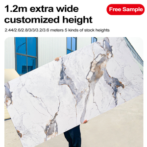 Installazione rapida impiallacciatura di legno pannelli di parete Pvc foglio di marmo per Hotel Board carbone di bambù - Product Image 5