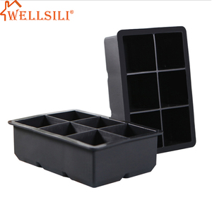 Vente flash - Bac à glaçons en silicone <span class=keywords><strong>de</strong></span> qualité alimentaire, écologique, compatible lave-vaisselle, 6 compartiments, pour <span class=keywords><strong>whisky</strong></span> - Product Image 5