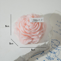 Neuartige Bunte Blumenförmige Kerzen Sojawachs Duftkerzen Großhandel |   Individuelle Logo-Verpackung für Damen-Hochzeiten