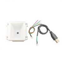 Módulo de Escaneo de Códigos de Barras USB Integrado NORGEE GM72 2D, Sensor CMOS Blanco, Resolución 640x480, para Kiosco/Control de Acceso/Self-service