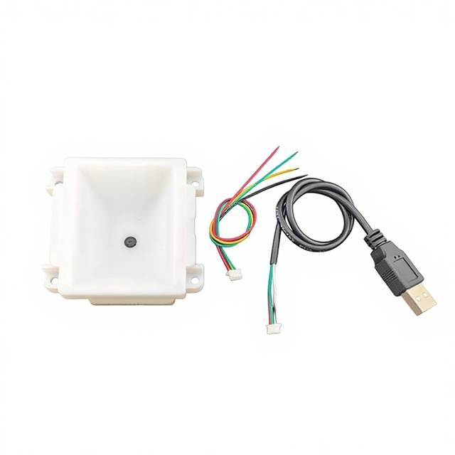 NORGEE GM72 2D Embedded USB Barcode Scanning Module CMOS Sensor White 640x480 Resolution Kiosk/Access Control Self-service
