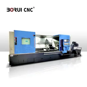 BR-25H Lathe Cnc Turret Cnc Lathe New Product 2020 Single Horizontal Provided High Precision Slant Bed Cnc Lathe Machine GSK 22