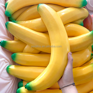 Squishies Giganti Morbidi a Forma di Frutta Stile Banana, Giocattoli Antistress a Lenta Risalita in TPR, Fidget <span class=keywords><strong>Toys</strong></span> - Product Image 2