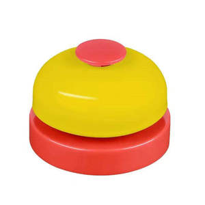 New Arrival Noise Maker Ring Dingdong Bell Toys <b>Table</b> Games Bar Bell Hand Press Children' Games Bell Toys - Product Image 5
