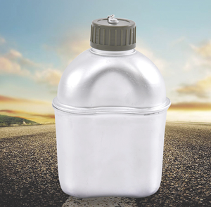 Botella de agua de aluminio de 1.2L para camping, botella de agua para exteriores, ligera, resistente a caídas, cantimplora. - Product Image 2