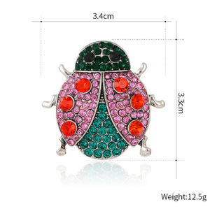 Broche <span class=keywords><strong>de</strong></span> <span class=keywords><strong>Mariquita</strong></span> <span class=keywords><strong>de</strong></span> Moda, Broches <span class=keywords><strong>de</strong></span> Cristal con Pedrería, Alfileres <span class=keywords><strong>de</strong></span> Aleación con Diseño <span class=keywords><strong>de</strong></span> Dibujos Animados, Corsage <span class=keywords><strong>de</strong></span> Animales, Accesorios <span class=keywords><strong>de</strong></span> Ropa para <span class=keywords><strong>Mujer</strong></span> - Product Image 6