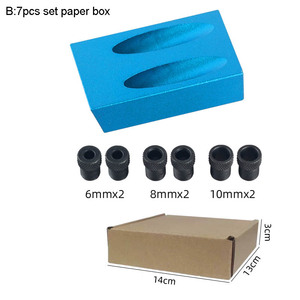 Bộ dụng cụ định vị lỗ bỏ túi xiên chế biến gỗ Bộ hướng dẫn khoan góc 15 độ Bộ dụng cụ đục lỗ dụng cụ mộc tự làm mũi khoan - Product Image 4