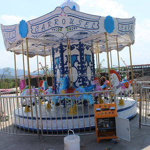 Giostra per Bambini e <span class=keywords><strong>Adulti</strong></span> da Interno ed Esterno, Carosello con Cavalli per Parchi Divertimento in Vendita - Product Image 4
