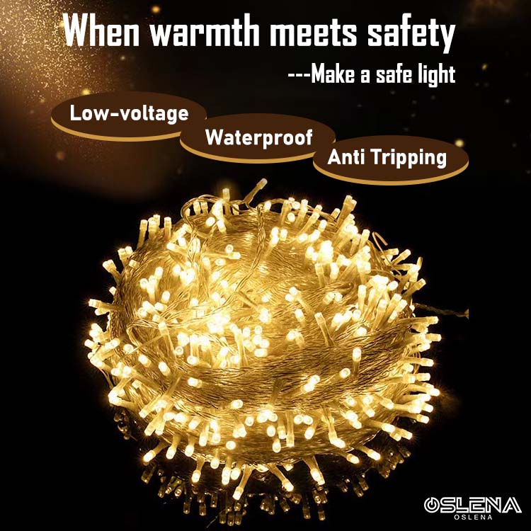 Product Details: Oslena Outdoor 3D Motif Christmas Decoration LED String Lights