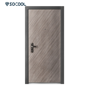 Moderno <span class=keywords><strong>casas</strong></span> frente metal manija de seguridad exterior puertas de acero - Product Image 2