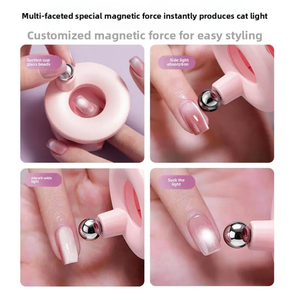 Nouveaux effets œil-de-chat avec des aimants puissants en forme de U et de petits carrés, conçus pour créer instantanément un look œil-de-chat époustouflant - Product Image 5