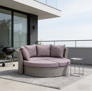 Chaise inclinable au design moderne, mobilier d'extérieur confortable pour cour et hôtel, <span class=keywords><strong>lit</strong></span> <span class=keywords><strong>de</strong></span> bain <span class=keywords><strong>de</strong></span> soleil - Product Image 6