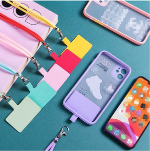 Lanière Universelle pour Téléphone Portable, Cordon en Nylon, Patch Transparent, Sangle Réglable pour Téléphone, <span class=keywords><strong>Collier</strong></span> Bandoulière - Product Image 3