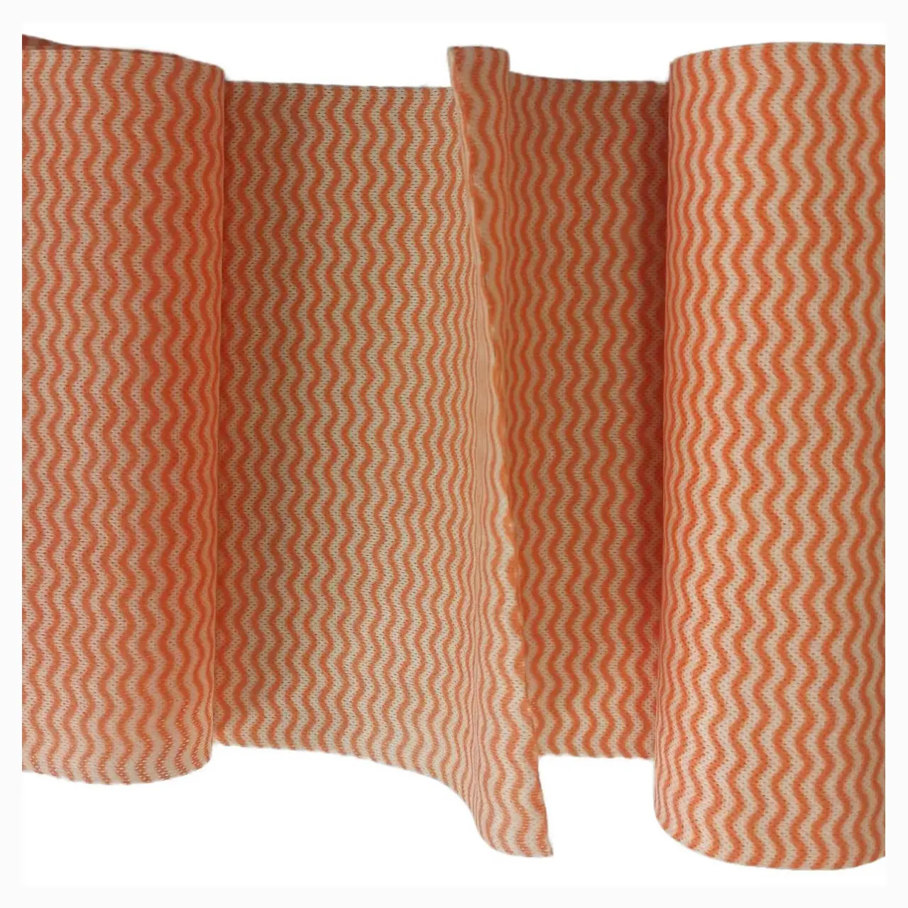 Toallitas secas no tejidas impresas con líneas onduladas