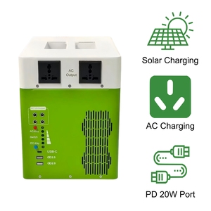 Station d'alimentation portable 500W, batterie LiFePO4, générateur solaire, stockage d'énergie, alimentation électrique, onde sinusoïdale pure, station d'alimentation extérieure - Product Image 4