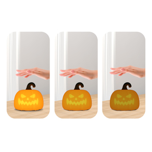 Halloween Silicone Pinch nó <span class=keywords><strong>Fidget</strong></span> reliever mờ đêm ăn với 3D bí ngô Quà Tặng Silicone ngủ đêm đèn cho trẻ em bên - Product Image 5
