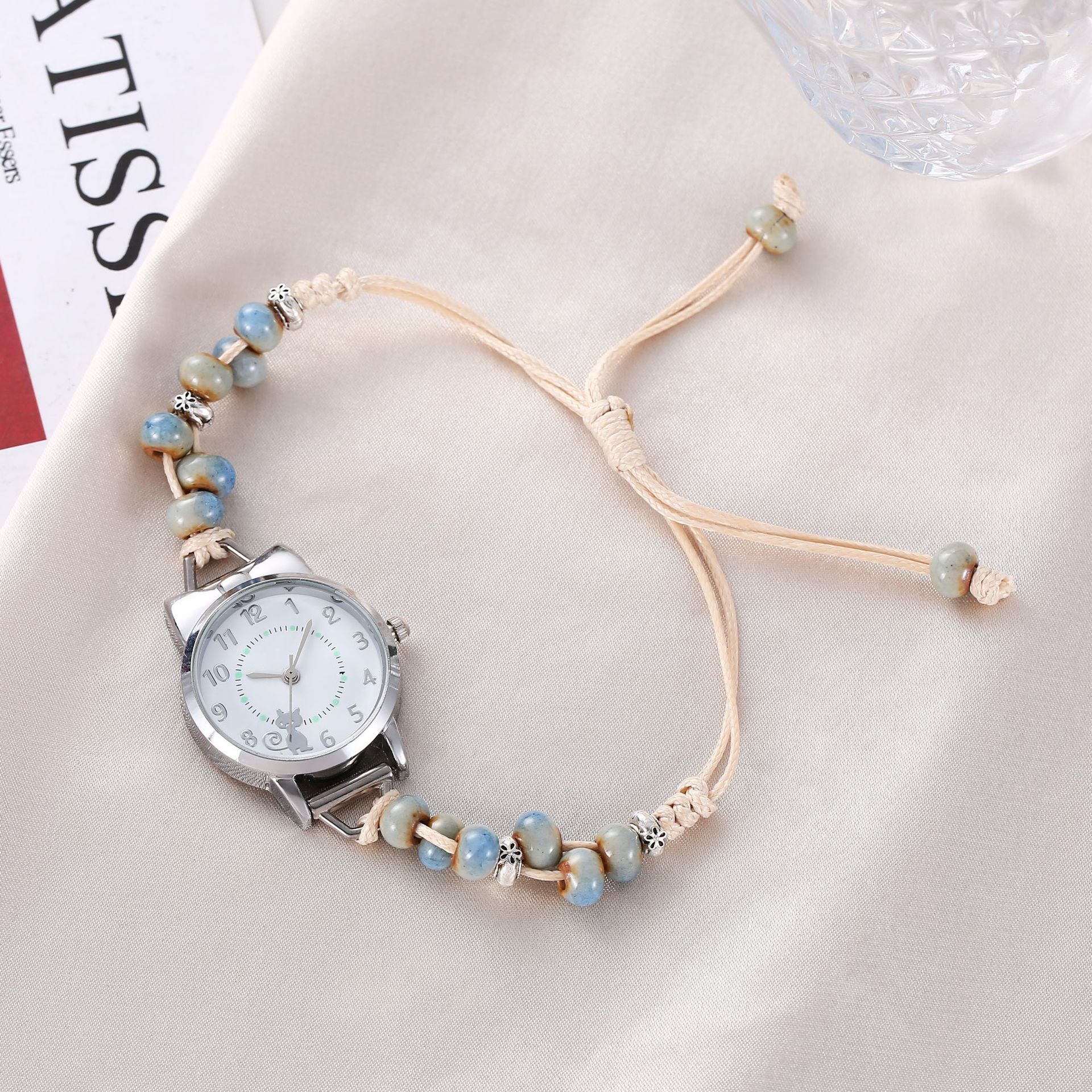 Round roman white