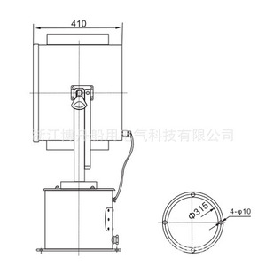Foco Láser LED IP65 TZ7-A de Fábrica para Iluminación Marina de Barcos, Entrada de 12V, Certificado ABS - Product Image 3