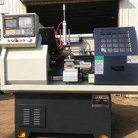 Tour CNC miniature CK210 d'occasion, micro-tour de précision pour l'enseignement, la recherche et le travail de petites pièces métalliques