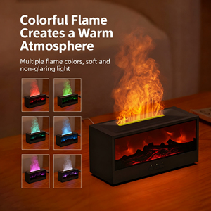<span class=keywords><strong>Difusor</strong></span> de aire de llama de chimenea de 7 colores personalizado humidificador <span class=keywords><strong>difusor</strong></span> de aceite esencial de <span class=keywords><strong>aromaterapia</strong></span> con Control remoto para el dormitorio del hogar - Product Image 4