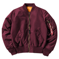 Veste Vol MA1 Bombers Homme Personnalisée 100% Nylon, Impression Broderie, Veste Pilote Fine Usine OEM