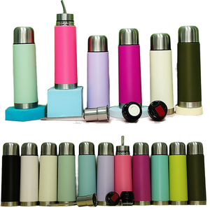 Ensemble de tasses isothermes 3-en-1 pour Yerba Mate, gourde à maté isolée à double paroi en acier inoxydable de 500 ml avec paille Bombilla, gourde argentine - Product Image 1