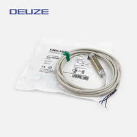 ICA12MN08N2 Sensor de Proximidad Inductivo NPN/PNP de 8mm, 3 Cables, CC, IP67, Diseño Cilíndrico Universal M12, Sin Montaje Empotrado, con LED, ¡Gran Oferta!