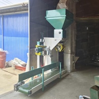 Machine d'emballage de farine de blé à bas prix, 5-50 kg, ensacheuse de céréales, ensacheuse de nourriture pour animaux (poulet, vache, oiseau), machine d'emballage de riz de 25 kg