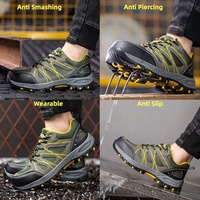 Zapatos de Seguridad Unisex BAEWOON N10 para Trabajo, Protección Laboral, Transpirables, con Puntera de Acero, Anti-perforación, Anti-aplastamiento, para Todas las Estaciones