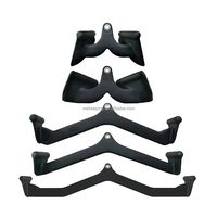 Barres de traction multifonctionnelles d'équipement de gymnastique à la maison avec les poignées en caoutchouc de poignée en acier pour l'entraînement de force