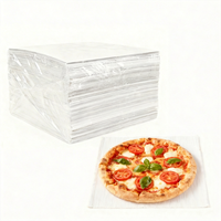 Plaques à pizza de qualité alimentaire très vendues, doublures carrées pour boîtes à pizza, inserts en papier ondulé pour pizza