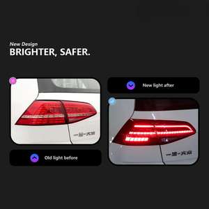 Feux de voiture pour <span class=keywords><strong>Golf</strong></span> <span class=keywords><strong>7</strong></span>, <span class=keywords><strong>feu</strong></span> arrière LED, 2013-2020, <span class=keywords><strong>Golf</strong></span> <span class=keywords><strong>7</strong></span>.5, <span class=keywords><strong>feu</strong></span> arrière, <span class=keywords><strong>feu</strong></span> <span class=keywords><strong>stop</strong></span>, signal dynamique, animation, accessoire automobile - Product Image 2