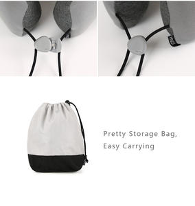 Almohada de Viaje en Forma de U para Avión, Almohada Cervical de Viaje, Almohada de Viaje de Espuma Viscoelástica para Coche, Accesorios de Viaje - Product Image 3