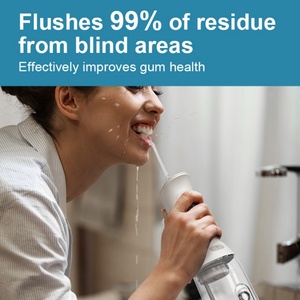 Irrigador Bucal Recargable de Viaje con Tanque de Agua, Limpiador Bucal con 4 Modos, Irrigador Dental Portátil Inalámbrico - Product Image 2