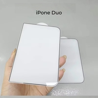 Protection d'écran en verre trempé 3D pour iPhone Duo, film anti-espion pour téléphone portable