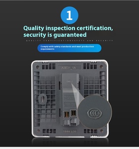 Schneider-NP1426_10US_SL_C1 10A Jane Platinum PC Socket 5 Outlets CN <b>Plug</b> Standard Smoke Cloud Ash Industrial Hospital Use <b>WiFi</b> - Product Image 2