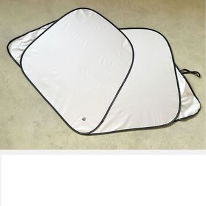 Ys790 Custom Printing Front Windshield Polyester Uv <b>Sun</b> <b>Shades</b> Auto Double Sunshade Logo Foldable 2-Piece Car Sunshades - Product Image 4