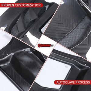 Nueva llegada: Cubierta de motor de fibra de carbono seca estilo CSS para Chevrolet Corvette C7 - Product Image 3