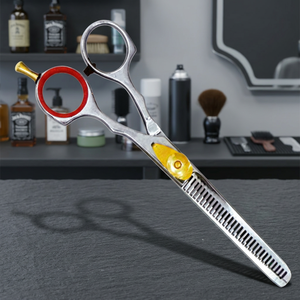 Ciseaux de coiffure professionnels 6,5 pouces pour hommes, ciseaux de texture pour salon, outils de toilettage pour hommes - Product Image 3