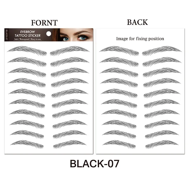 Eyebrows Sticker Eye Brows Sticker magnetic mink eyelashes extensions