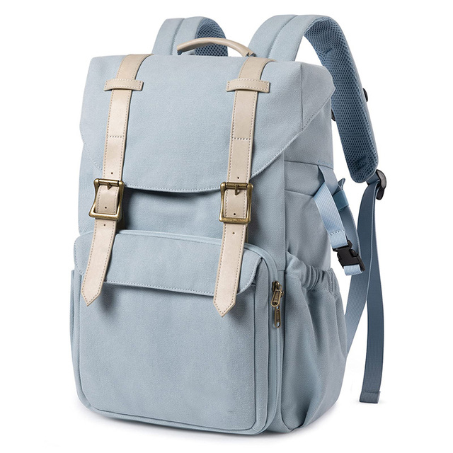 Hot Sell Travel Waterproof Polyester Camera Backpack DSLR SLR 15" Laptop Durable Large Capacity