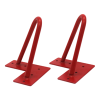 Rote 4-Zoll-Metall-Haarnadel Möbel Beine 4er-Set Hochleistungs-Industrie design Home DIY-Projekte für Schlafs ofa Schrank TV-Ständer