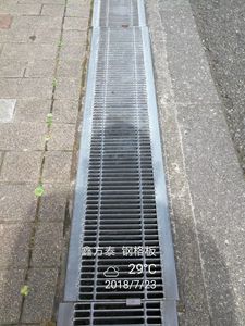 Grille de drainage de cour en acier et en métal, grille de drainage <span class=keywords><strong>des</strong></span> eaux pluviales, couvercle de grille pour la gestion <span class=keywords><strong>des</strong></span> eaux de surface - Product Image 4
