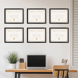 Gran oferta, 8,5x11, diploma de alta definición y certificado, marco de <span class=keywords><strong>fotos</strong></span>, venta al por mayor, PVC, premios de Honor, marco de <span class=keywords><strong>fotos</strong></span> posado - Product Image 5