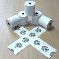 Rouleaux de papier thermique pour reçus avec marque et emballage personnalisés