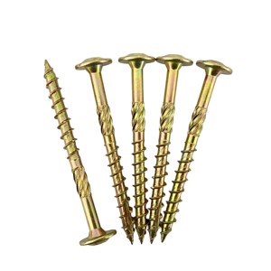 Vis à tête étoile antirouille 14 avec grande tête à rondelle, vis à tête trapézoïdale pour clôture et bois - Product Image 2
