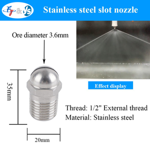 YS-BHC Slotted Draft Nozzle for Gas and <strong>Steam</strong> Stainless Steel Blow Nozzle <strong>Fan</strong> Spray Nozzle - Product Image 2