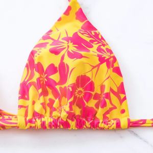 Ensemble de maillots de bain bikini brésilien 3D personnalisé, mini bikini, vêtements de plage, maillot de bain de luxe deux pièces, bikini triangle rembourré, maillots de bain - Product Image 2