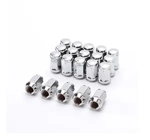 wheel nut chrome plated tire accessories nuts Hot Sell Type 12m*1.5 m12*1.25 Wheel Hub Nuts Auto parts