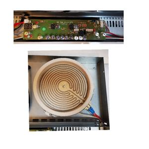 Zhongshan Control Board Electric Ceramic Heater Cooker 3400W Dual Head Radiant Hob - Product Image 2